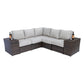 Modern Rattan Wicker Seating Group With Cushions