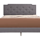 Button Tufted Bed Charming For Cozy Spaces