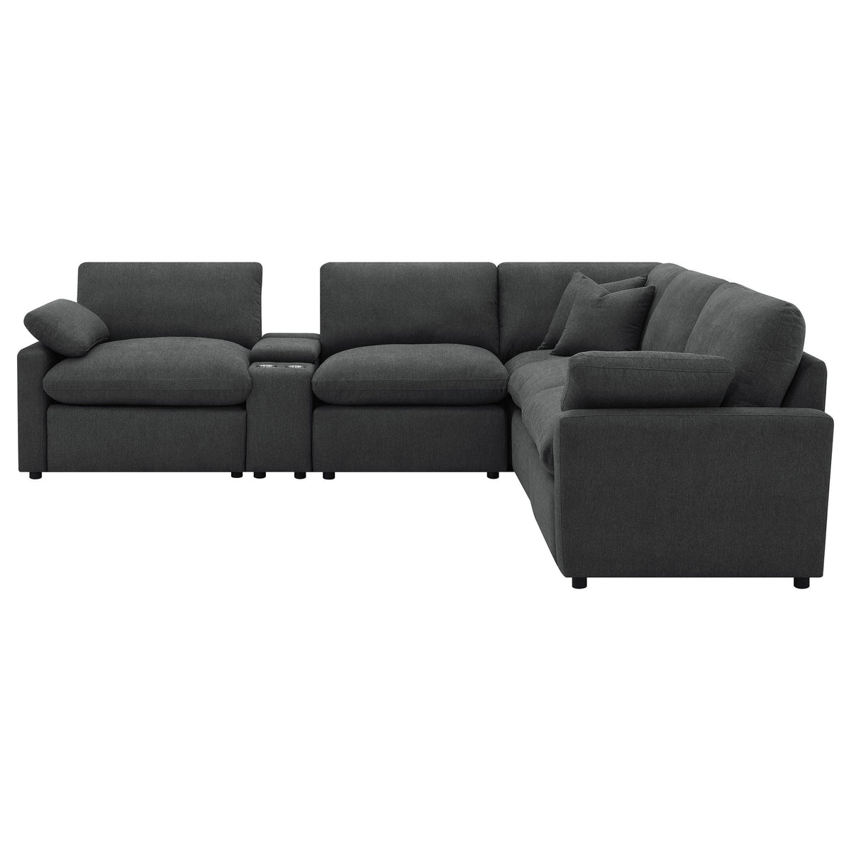Hollander - 6 Piece Modular Power Reclining Sectional Sofa