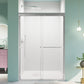 Semi Frameless Double Sliding Shower Door With Tempered Glass