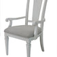 Katia - Arm Chair (Set of 2) - Light Gray / White