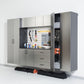 Astro Series - Wall Mounted Base Door Storage Cabinet - Metallic Gray