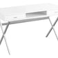 Computer Desk For Home Office, Laptop, Storage Drawers, Glossy Contemporary & Modern
