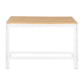 Roman - Industrial Office Desk - White / Natural