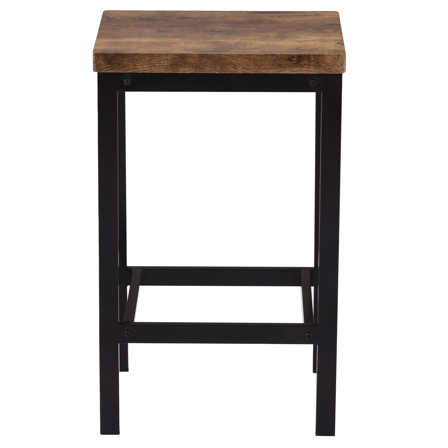 Hazelpark - Set of 2 - 25" Black Swivel Wood Bar Stools with High Back - Comfortable and Stylish Counter Height, Modern Design, Ideal for Kitchen & Dining Room